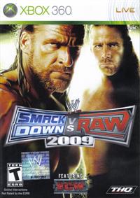 WWE SmackDown vs. Raw 2009 - Box - Front Image