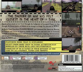 Panzer Front - Box - Back Image