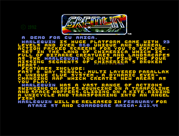 CU Amiga 1992-03 - Screenshot - Game Title Image