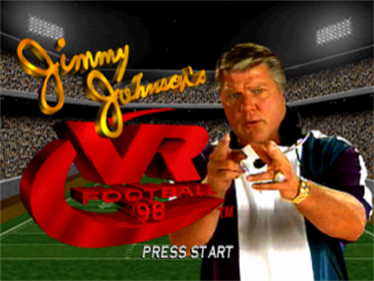 Jimmy Johnson's VR Football '98 - Screenshot - Game Title Image