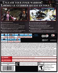 Dynasty Warriors 8 - Box - Back Image