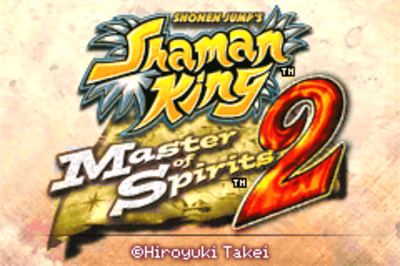 Shonen Jump's: Shaman King: Master of Spirits 2 - Screenshot - Game Title Image