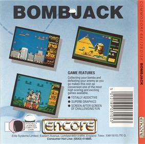 Bomb Jack - Box - Back Image