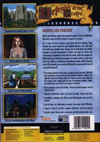 Defender of the Crown: Digitally Remastered Collector's Edition - Box - Back Image
