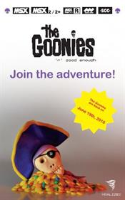 The Goonies 'r' good enough - Advertisement Flyer - Front Image