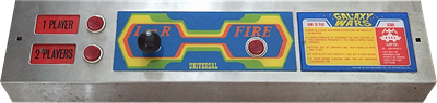 Galaxy Wars - Arcade - Control Panel Image