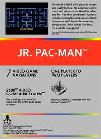 Jr. Pac-Man - Fanart - Box - Back