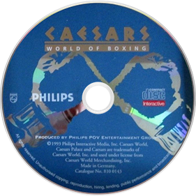 Caesars World of Boxing - Disc Image
