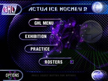 Actua Ice Hockey 2 - Screenshot - Game Select Image