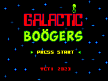 Galactic Boogers - Screenshot - Game Title Image