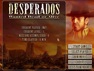 Desperados: Wanted Dead or Alive - Screenshot - Game Title Image