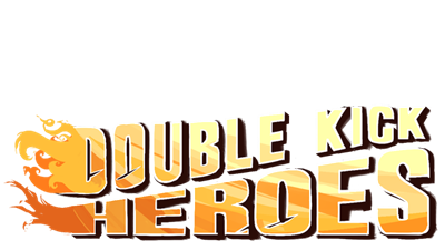 Double Kick Heroes - Clear Logo Image