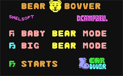 Bear Bovver - Screenshot - Game Select