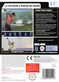 Tiger Woods PGA Tour 07 - Box - Back Image