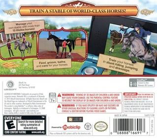 Horses 3D - Box - Back Image