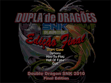 Double Dragon SNK 2010 Final Edition - Screenshot - Game Title Image