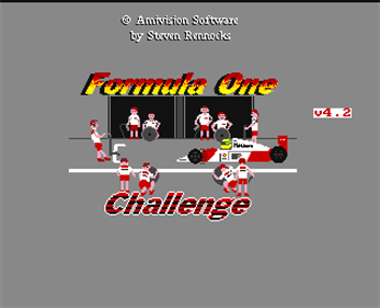 Formula One Challenge - Screenshot - Game Title Image