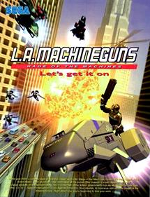 L.A. Machineguns: Rage of the Machines - Advertisement Flyer - Front Image