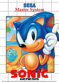 Sonic Genesis for Master System - Box - Front Image