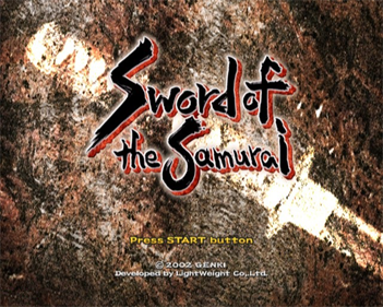 Sword of the Samurai - Screenshot - Game Title Image