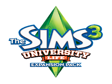 The Sims 3: University Life - Clear Logo Image