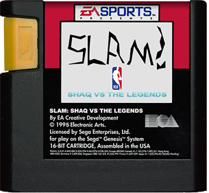 Slam: Shaq vs. the Legends - Fanart - Cart - Front Image