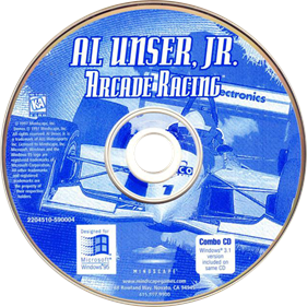 Al Unser, Jr. Arcade Racing - Disc Image