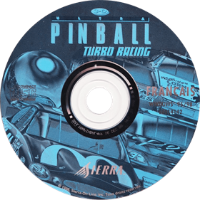 3-D Ultra NASCAR Pinball - Disc Image