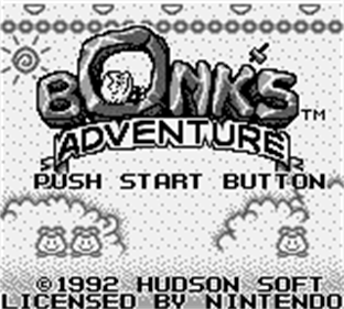 Bonk's Adventure - Screenshot - Game Title Image