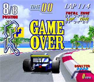 F1 Grand Prix Star II - Screenshot - Game Over Image