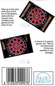 Darts (Blue Ribbon Software) - Box - Back Image