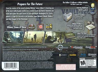 Fallout 3: Collector's Edition - Box - Back Image