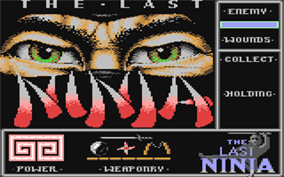 The Last Ninja (System 3 Software) - Screenshot - Game Title Image
