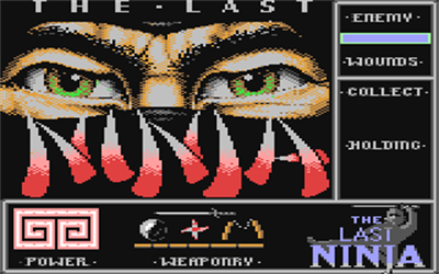 GameBox 64 Inlay Scans for Last Ninja, The by System 3