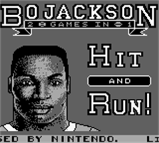 Bo Jackson: Two Games in One - Screenshot - Game Title Image