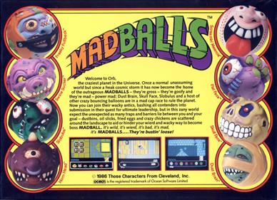Madballs - Box - Back Image