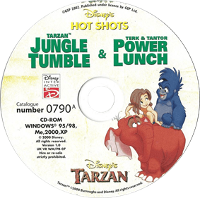 Disney Hotshots: Disney's Tarzan - Disc Image