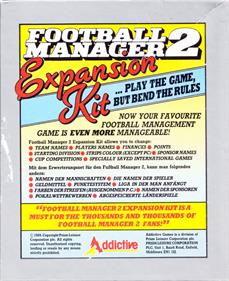 Football Manager 2: Expansion Kit - Box - Back Image