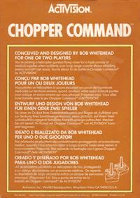 Chopper Command - Box - Back Image