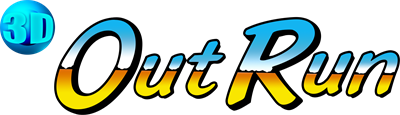 3D Out Run - Clear Logo Image