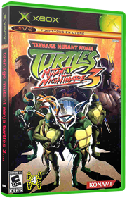 Teenage Mutant Ninja Turtles 3: Mutant Nightmare - Box - 3D Image