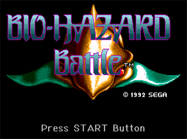 Bio Hazard Battle - Screenshot - Game Title Image
