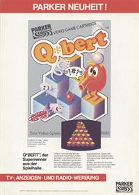 Q*bert - Advertisement Flyer - Front Image