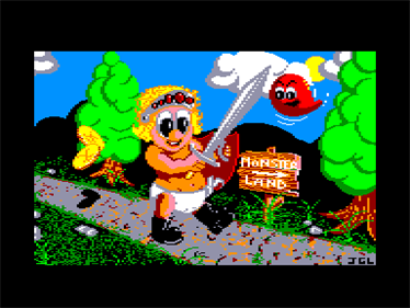 Super Wonder Boy in Monster Land - Screenshot - Game Title Image