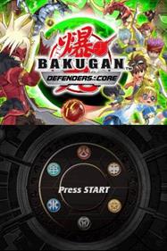 Bakugan: Defenders of the Core - Screenshot - Game Title Image