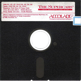 The Supercars: Test Drive II Car Disk - Disc Image