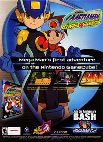 Mega Man Network Transmission - Advertisement Flyer - Front Image