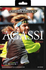 Andre Agassi Tennis - Box - Front - Reconstructed Image