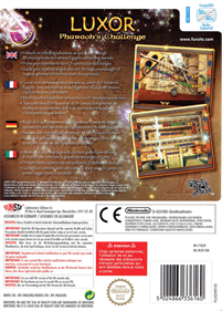 Luxor: Pharaoh's Challenge - Box - Back Image