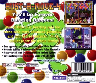 Bust-A-Move 4 - Box - Back Image